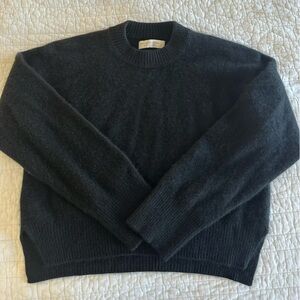 Abercrombie & Fitch Charcoal Crew Neck Sweater